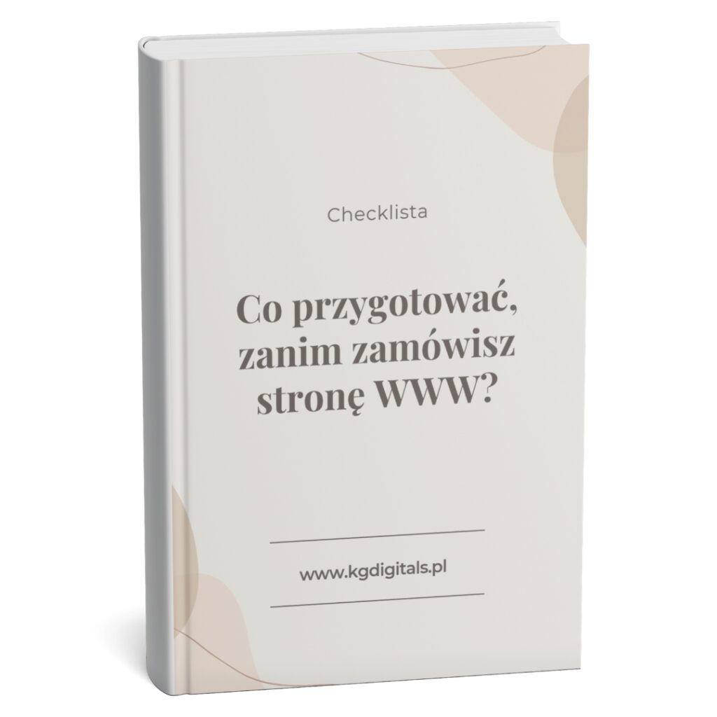 Co przygotować zanim zamówisz stronę www - Kinga Górecka Digitals