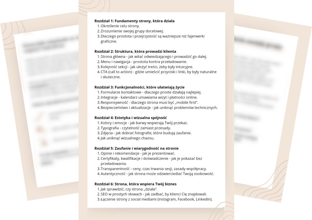 Przewodnik startu ze stroną www Kinga Górecka Digitals