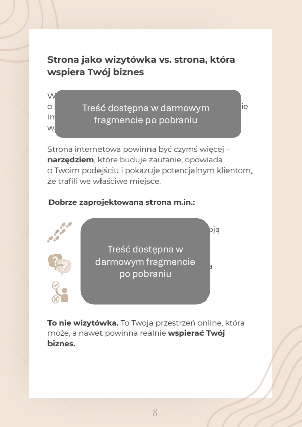 Przewodnik startu ze stroną www Kinga Górecka Digitals, KG Digitals